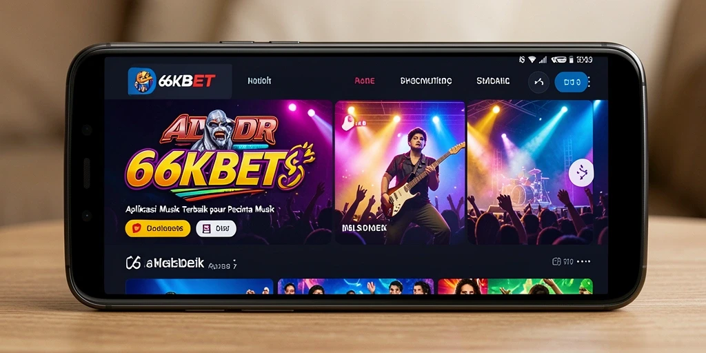 Tampilan gameplay musik yang menarik di 66KBET.