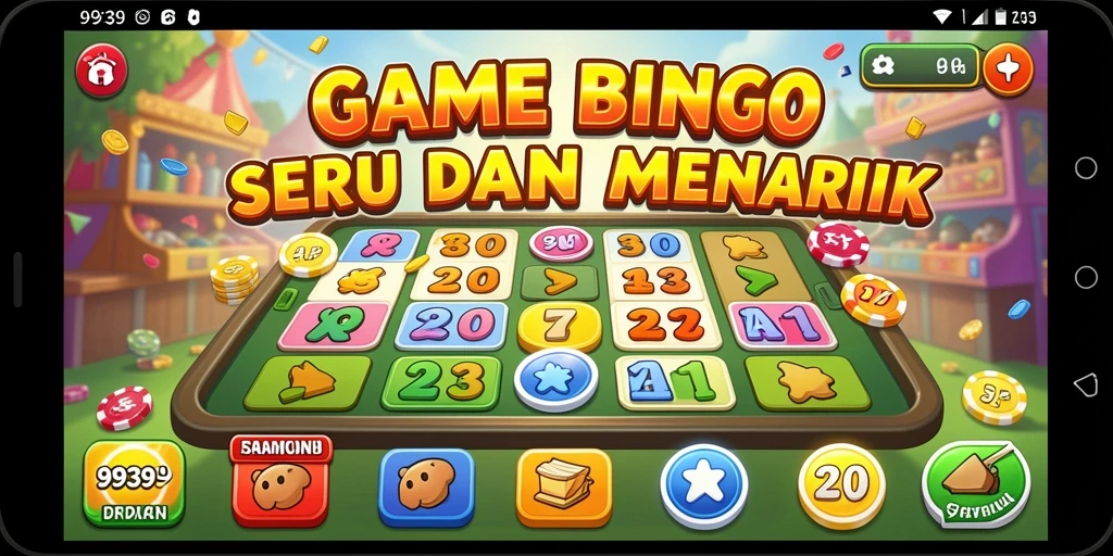 Tampilan menarik dari gameplay Bingo di 9939.