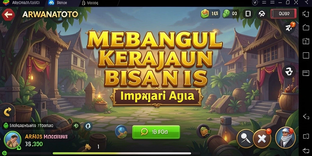 Tampilan gameplay ARWANATOTO yang seru dan menantang.