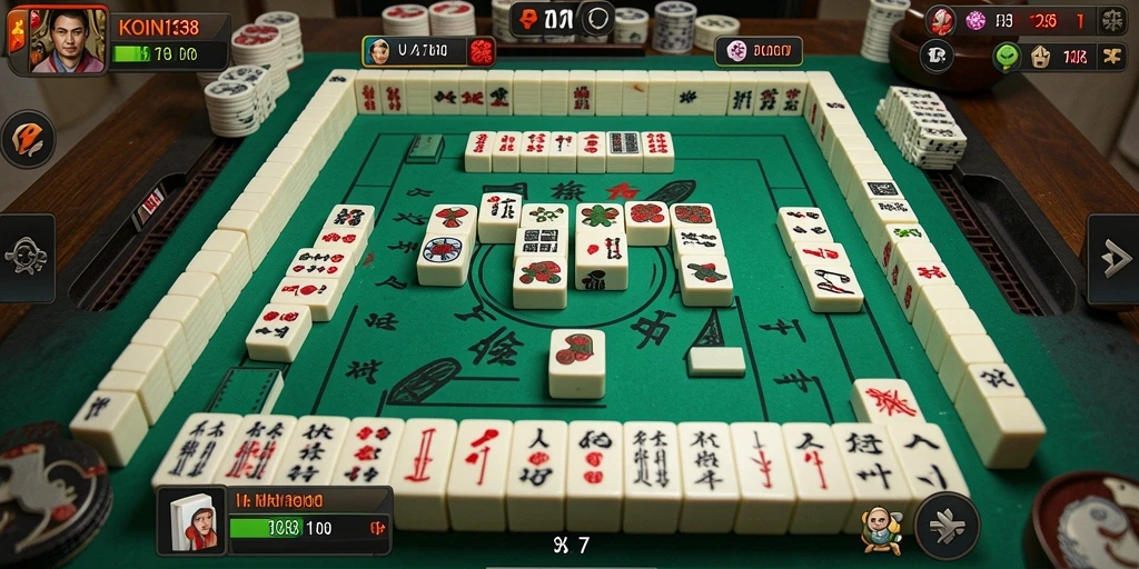 Tangkapan layar gameplay KOIN138 yang menampilkan suasana permainannya.