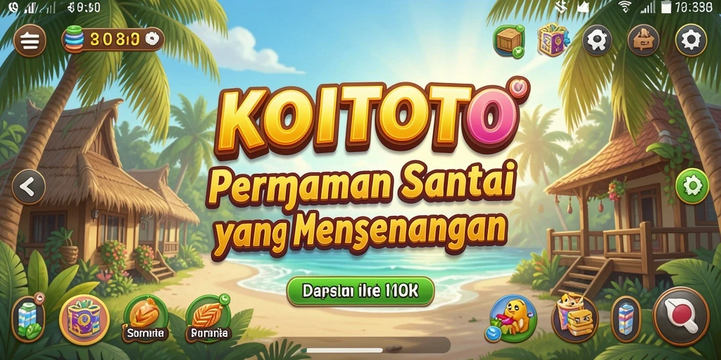 Tampilan menarik dari gameplay KOITOTO yang memberikan pengalaman santai.