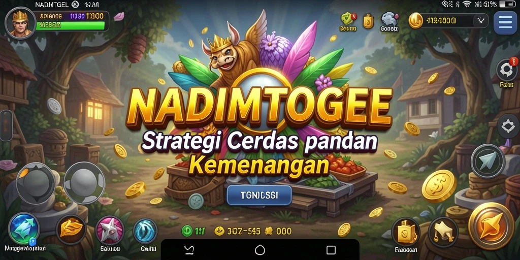 Screenshot gameplay NADIMTOGEL yang menunjukkan strategi mendalam.
