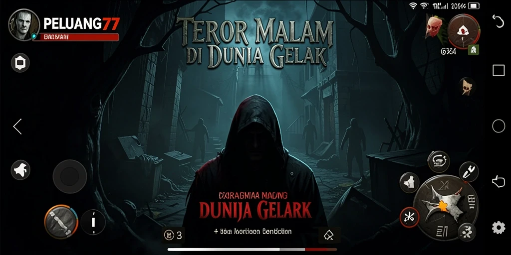Tangkapan layar mengesankan dari gameplay menegangkan dalam PELUANG77.